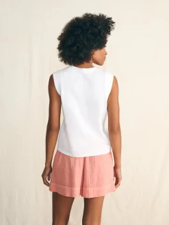Sunwashed Slub Muscle Tank -*Faherty Brand Clearance