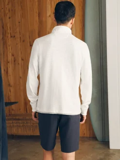 Sunwashed Slub Quarter Zip (Tall) -*Faherty Brand Clearance