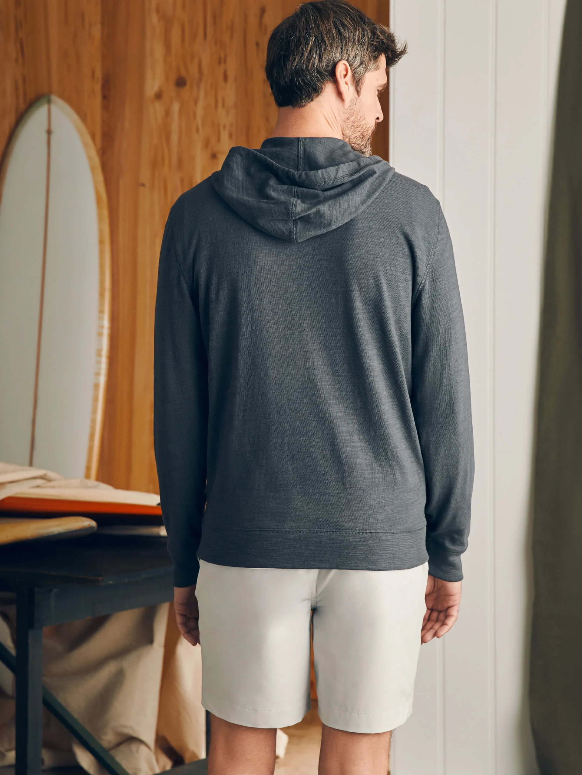 Sunwashed Slub Zip Hoodie -*Faherty Brand Clearance