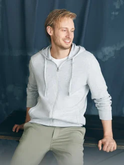 Sunwashed Slub Zip Hoodie -*Faherty Brand New