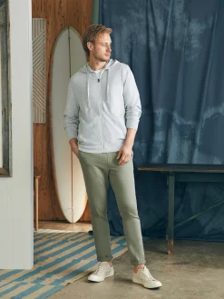 Sunwashed Slub Zip Hoodie -*Faherty Brand New
