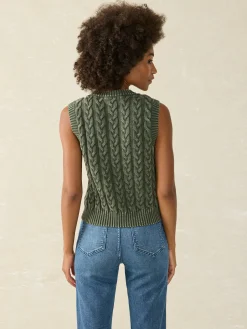 Sunwashed Sweater Vest -*Faherty Brand Clearance