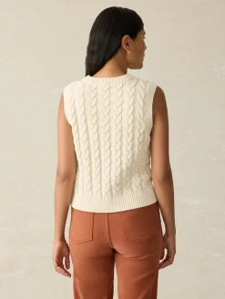 Sunwashed Sweater Vest -*Faherty Brand New