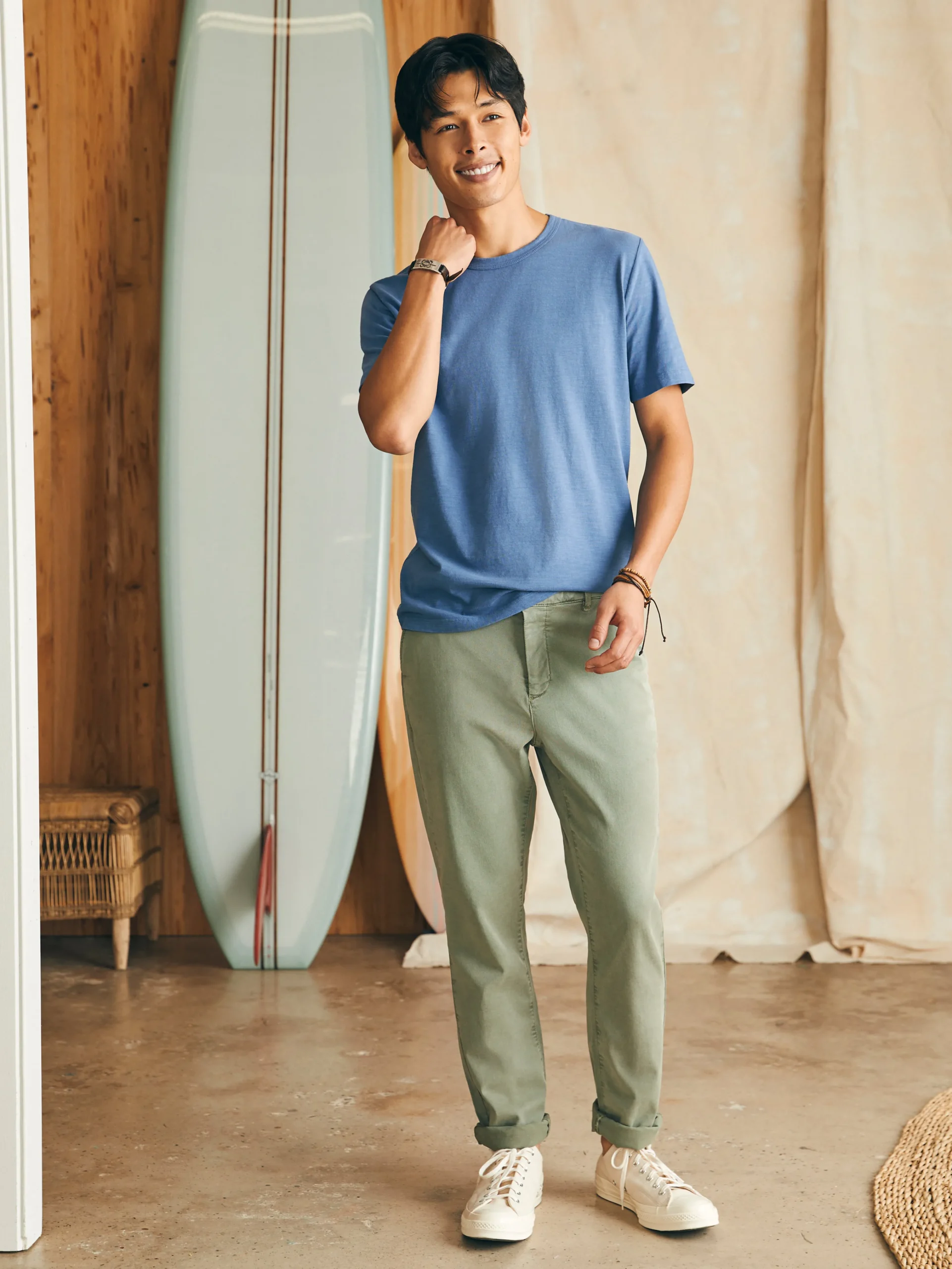 Sunwashed Tee (Tall) -*Faherty Brand Best