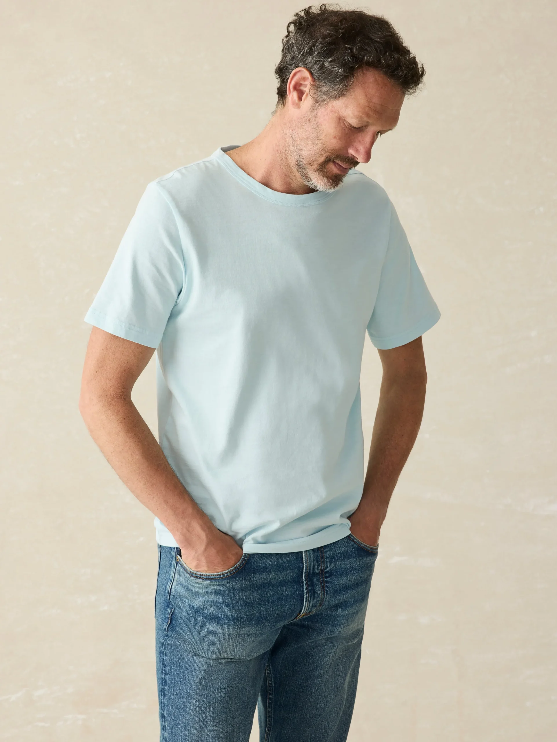 Sunwashed Tee (Tall) -*Faherty Brand Discount