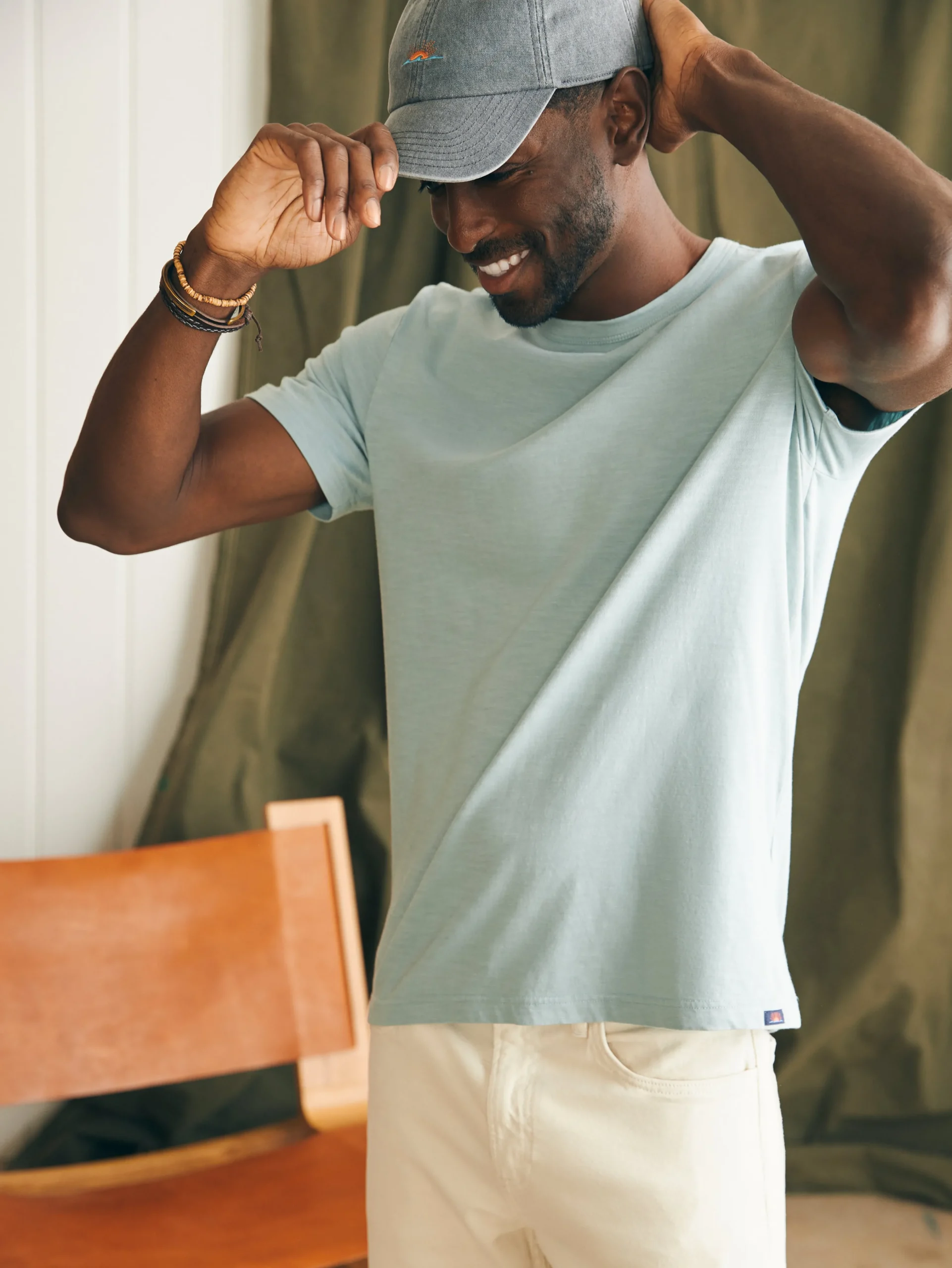 Sunwashed Tee (Tall) -*Faherty Brand Hot