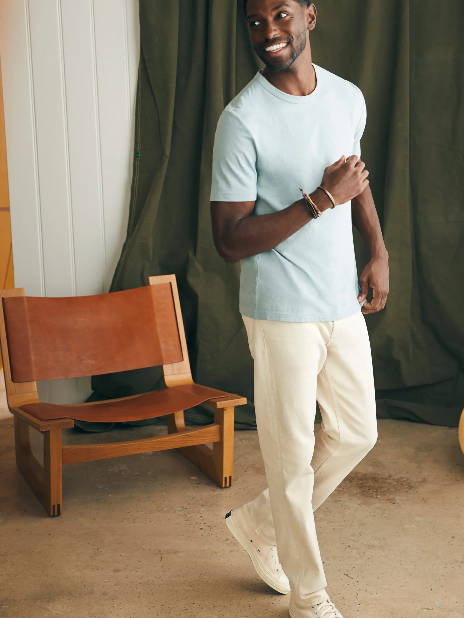 Sunwashed Tee (Tall) -*Faherty Brand Hot