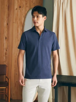 Sunwashed T-Shirt Polo -*Faherty Brand Online