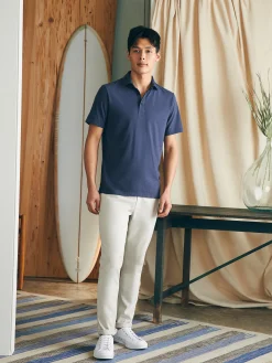 Sunwashed T-Shirt Polo -*Faherty Brand Online