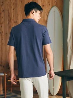 Sunwashed T-Shirt Polo -*Faherty Brand Online