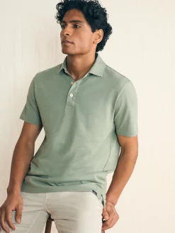 Sunwashed T-Shirt Polo -*Faherty Brand Best