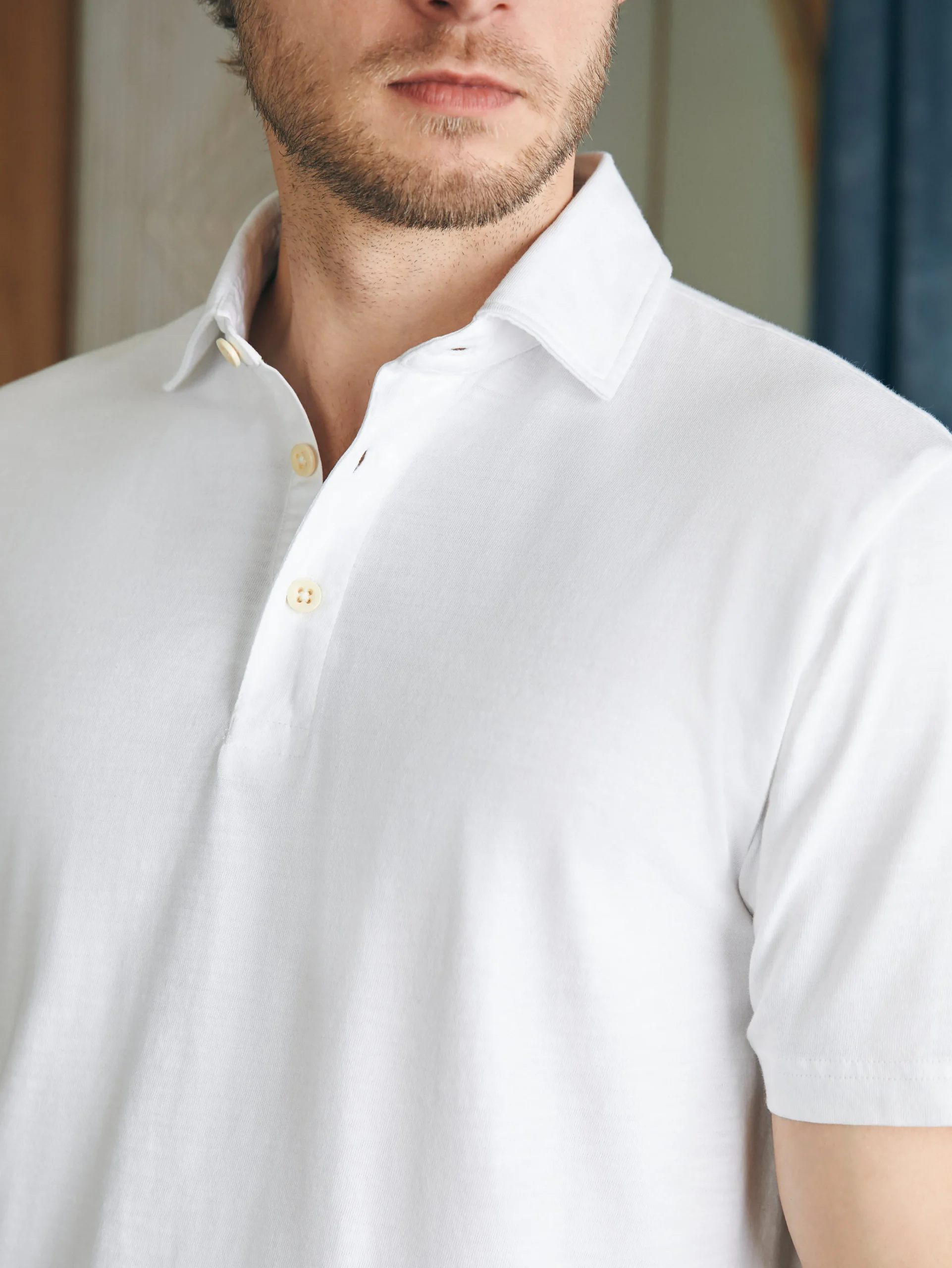 Sunwashed T-Shirt Polo -*Faherty Brand Sale