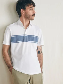 Sunwashed T-Shirt Polo -*Faherty Brand Clearance