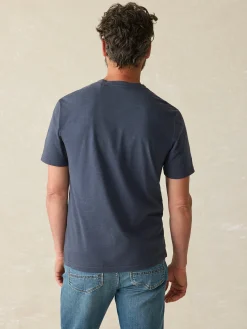 Sunwashed V-Neck Tee -*Faherty Brand