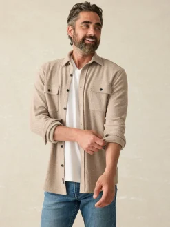 Sunwashed V-Neck Tee -*Faherty Brand