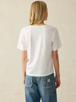 Sunwashed V-Neck Tee -*Faherty Brand Best