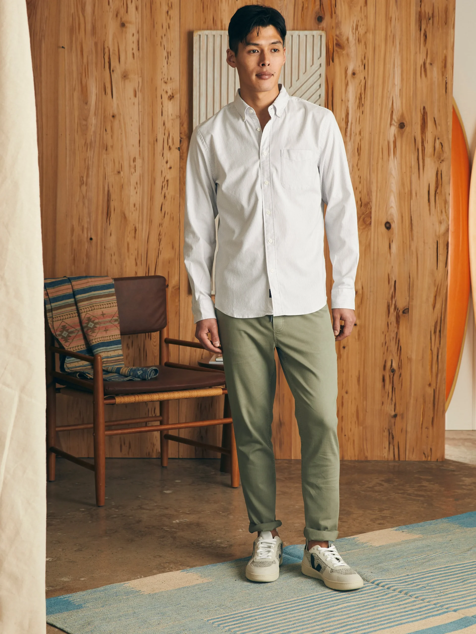 Supima Oxford Shirt -*Faherty Brand