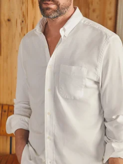 Supima Oxford Shirt -*Faherty Brand Clearance