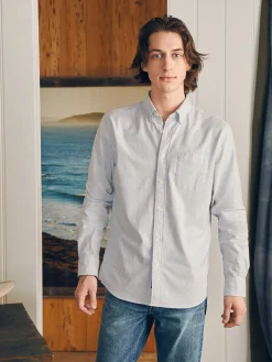 Supima Oxford Shirt (Tall) -*Faherty Brand Best