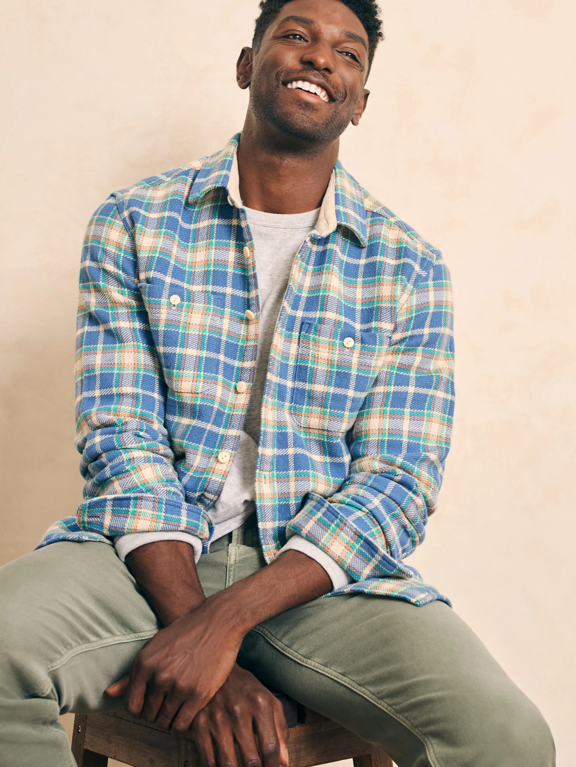 Surf Flannel -*Faherty Brand Online