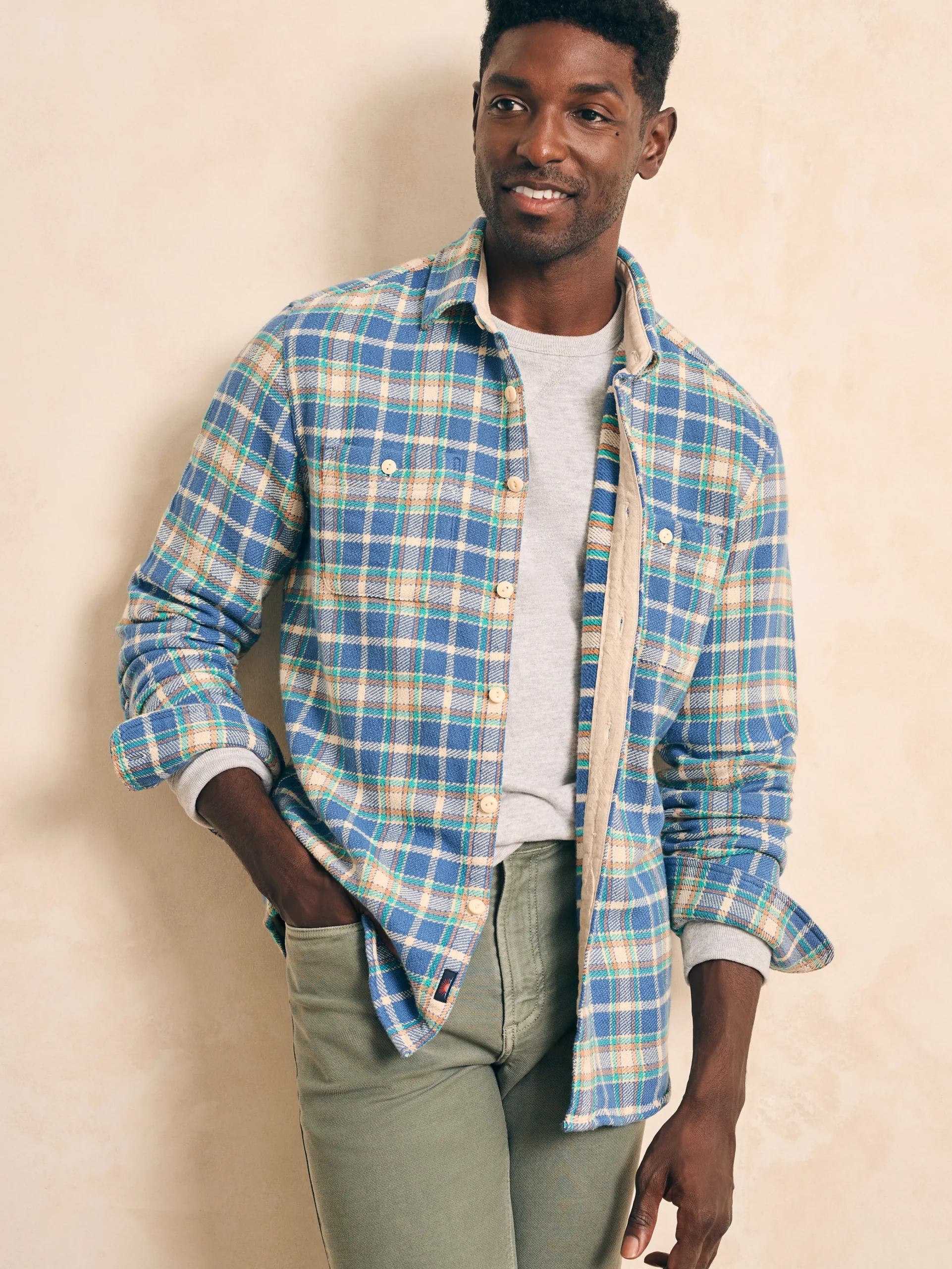Surf Flannel -*Faherty Brand Online