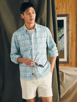 Surf Flannel -*Faherty Brand