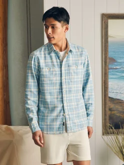 Surf Flannel -*Faherty Brand