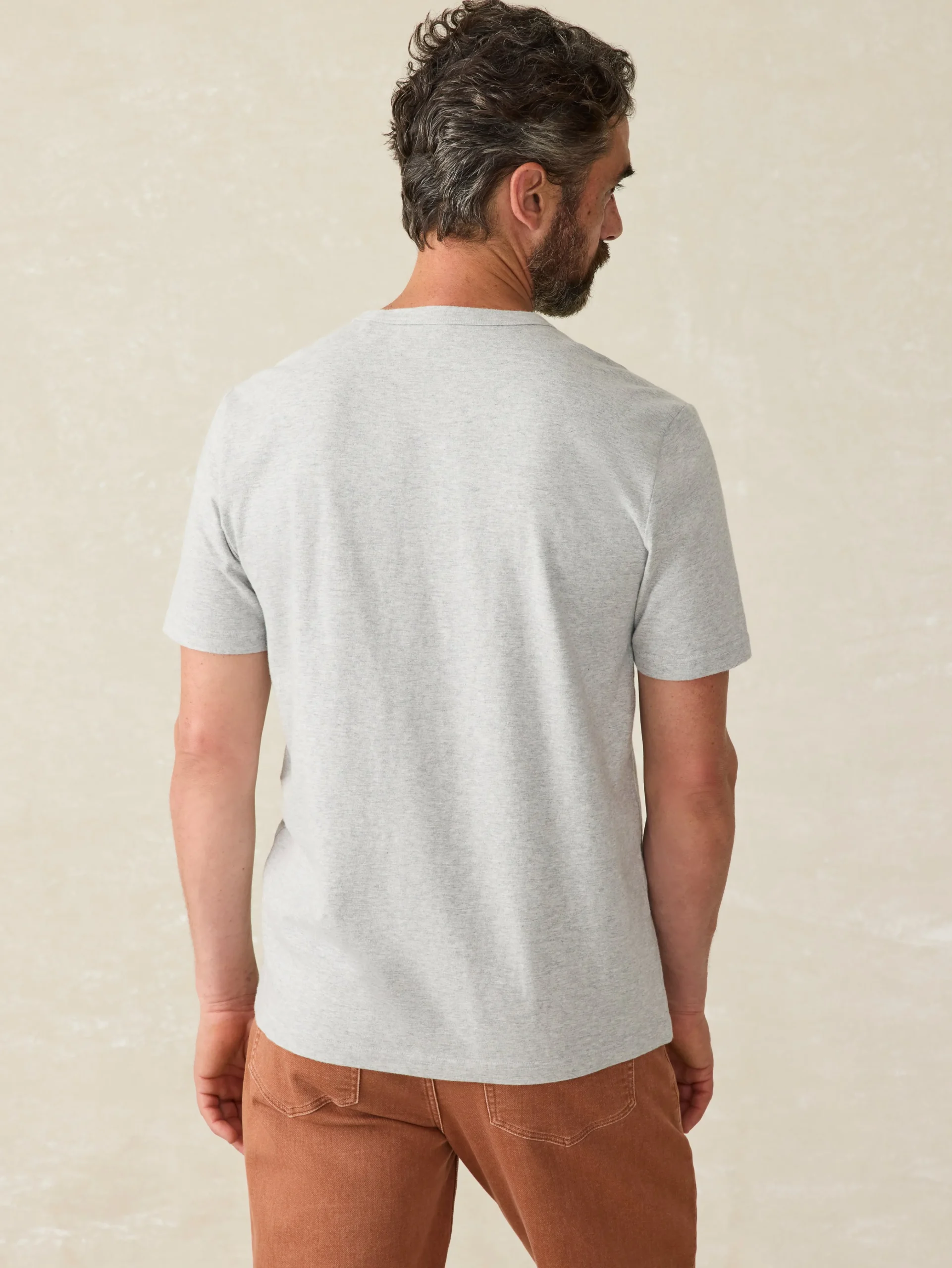 Surf Stripe Sunwashed Pocket Tee -*Faherty Brand Outlet