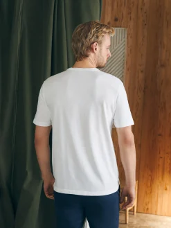 Surf Stripe Sunwashed Pocket Tee -*Faherty Brand Best