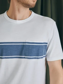 Surf Stripe Sunwashed Tee (Tall) -*Faherty Brand Sale