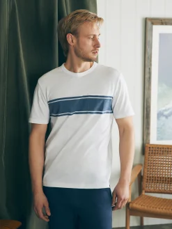Surf Stripe Sunwashed Tee (Tall) -*Faherty Brand Sale