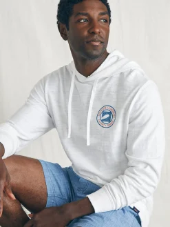 Surfrider Sunwashed Slub Hoodie -*Faherty Brand New