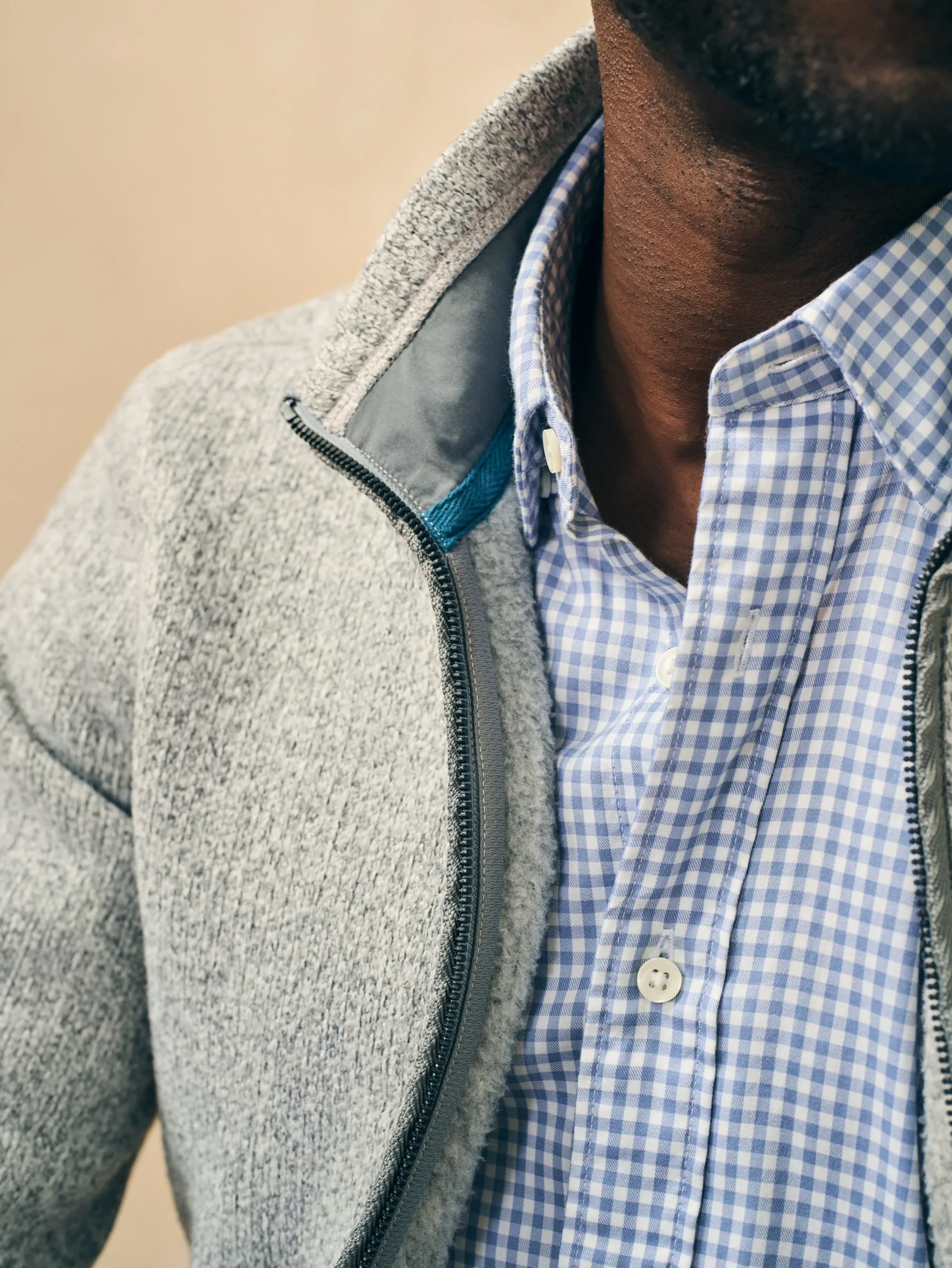 Sweater Fleece Full Zip -*Faherty Brand Discount