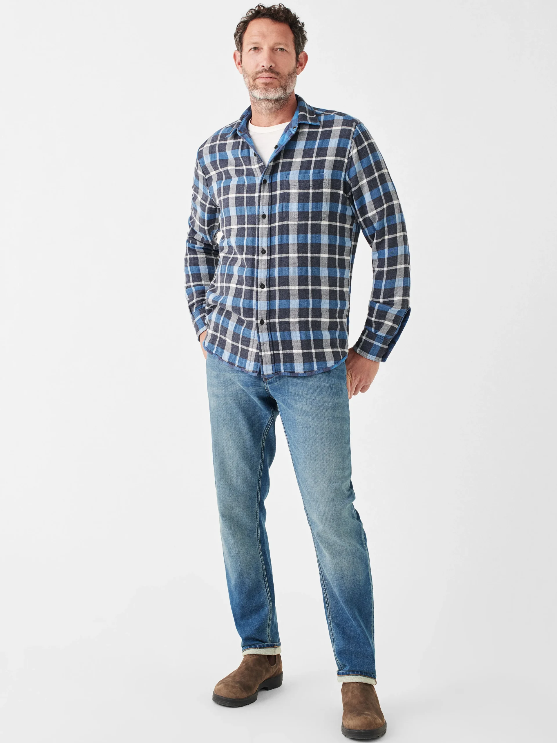 The Reversible Shirt -*Faherty Brand New