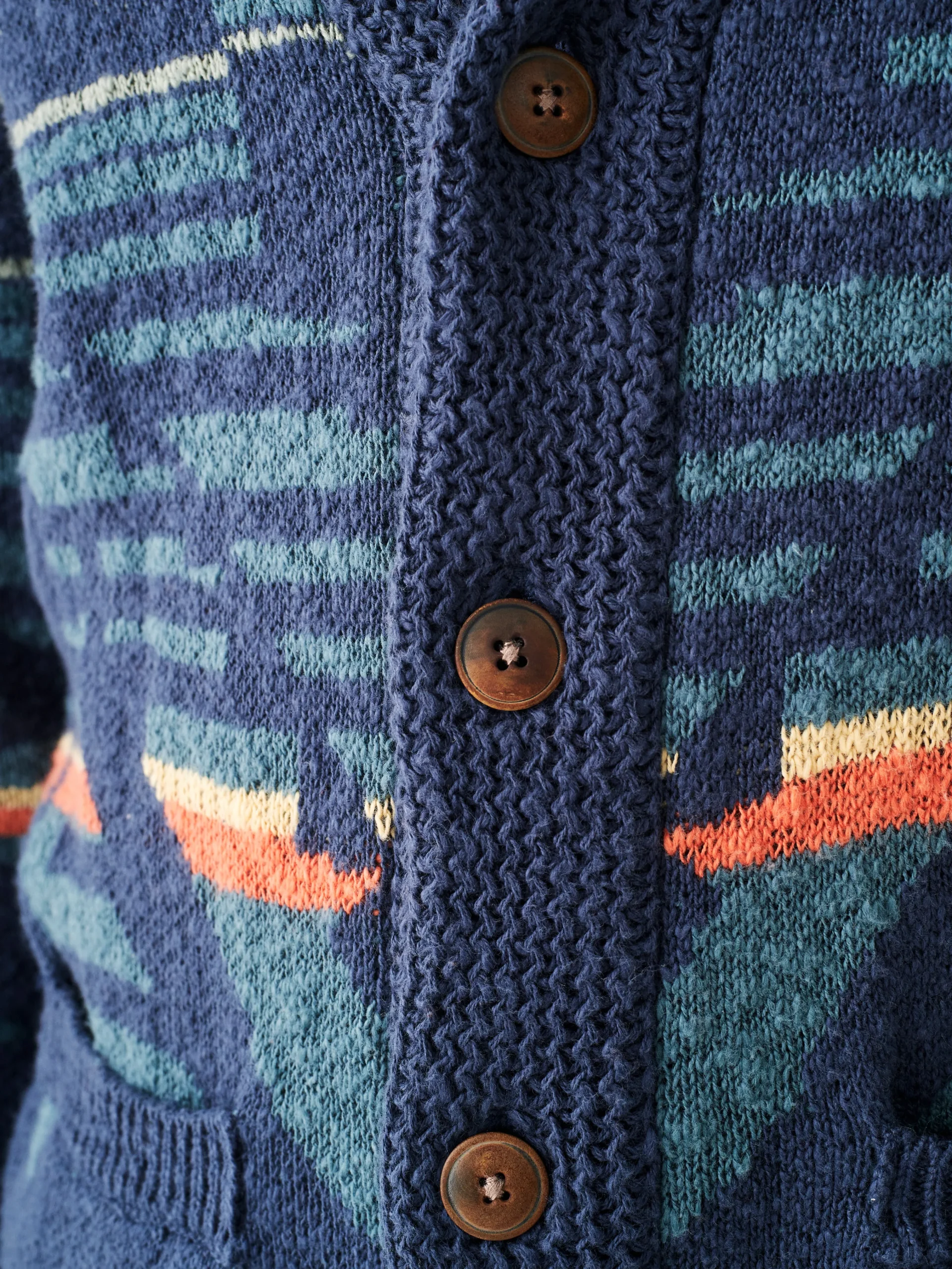 Thunder Voice Eagle Cardigan -*Faherty Brand New