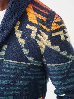 Thunder Voice Eagle Cardigan -*Faherty Brand New