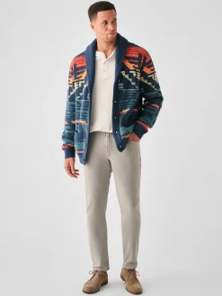 Thunder Voice Eagle Cardigan -*Faherty Brand New