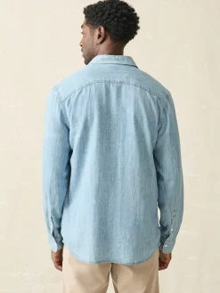 Tried & True Chambray Shirt -*Faherty Brand Discount