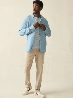 Tried & True Chambray Shirt (Tall) -*Faherty Brand Best