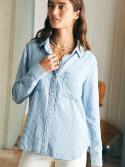 Tried & True Chambray Shirt -*Faherty Brand Clearance