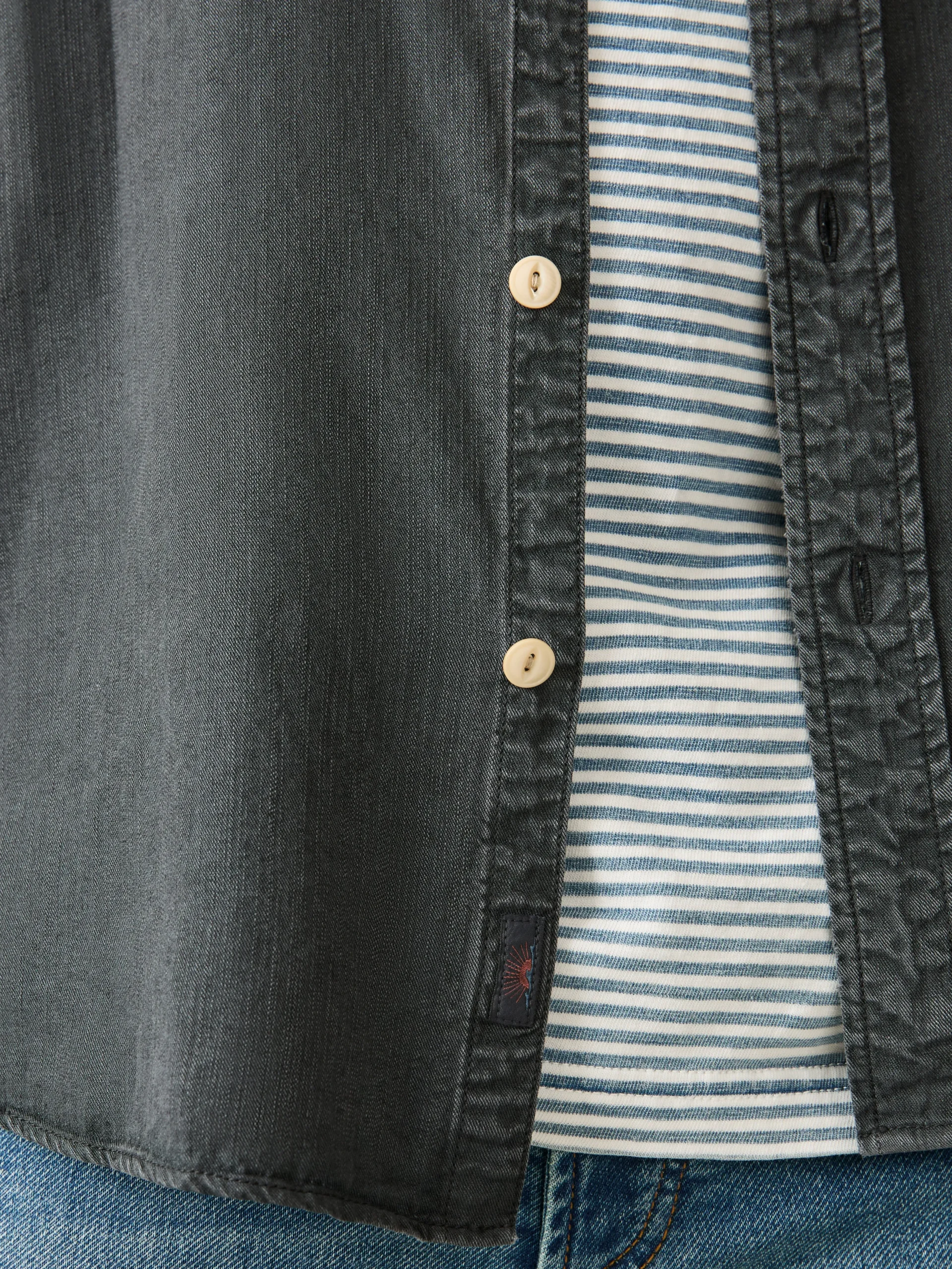 Tried & True Chambray Workshirt -*Faherty Brand Discount