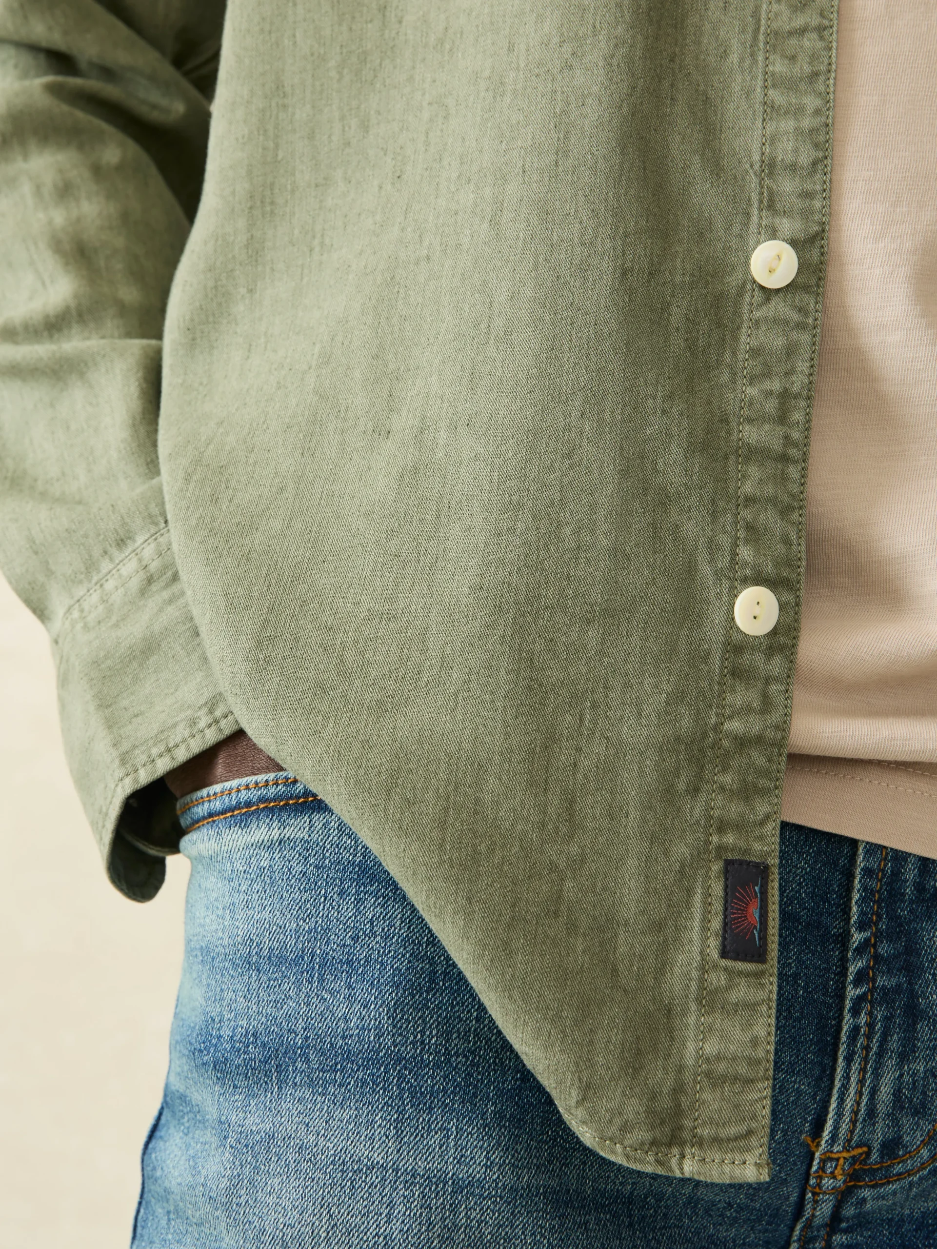 Tried & True Chambray Workshirt -*Faherty Brand Clearance