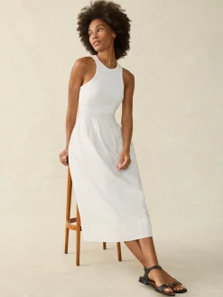Tropical Cotton Ribbed Tank Dress -*Faherty Brand Outlet