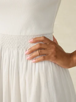 Tropical Cotton Ribbed Tank Dress -*Faherty Brand Outlet
