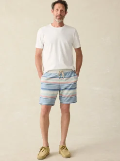 Whitewater Stripe Sweatshort -*Faherty Brand Best