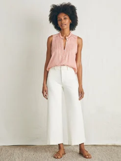 Willa Sleeveless Top -*Faherty Brand Hot