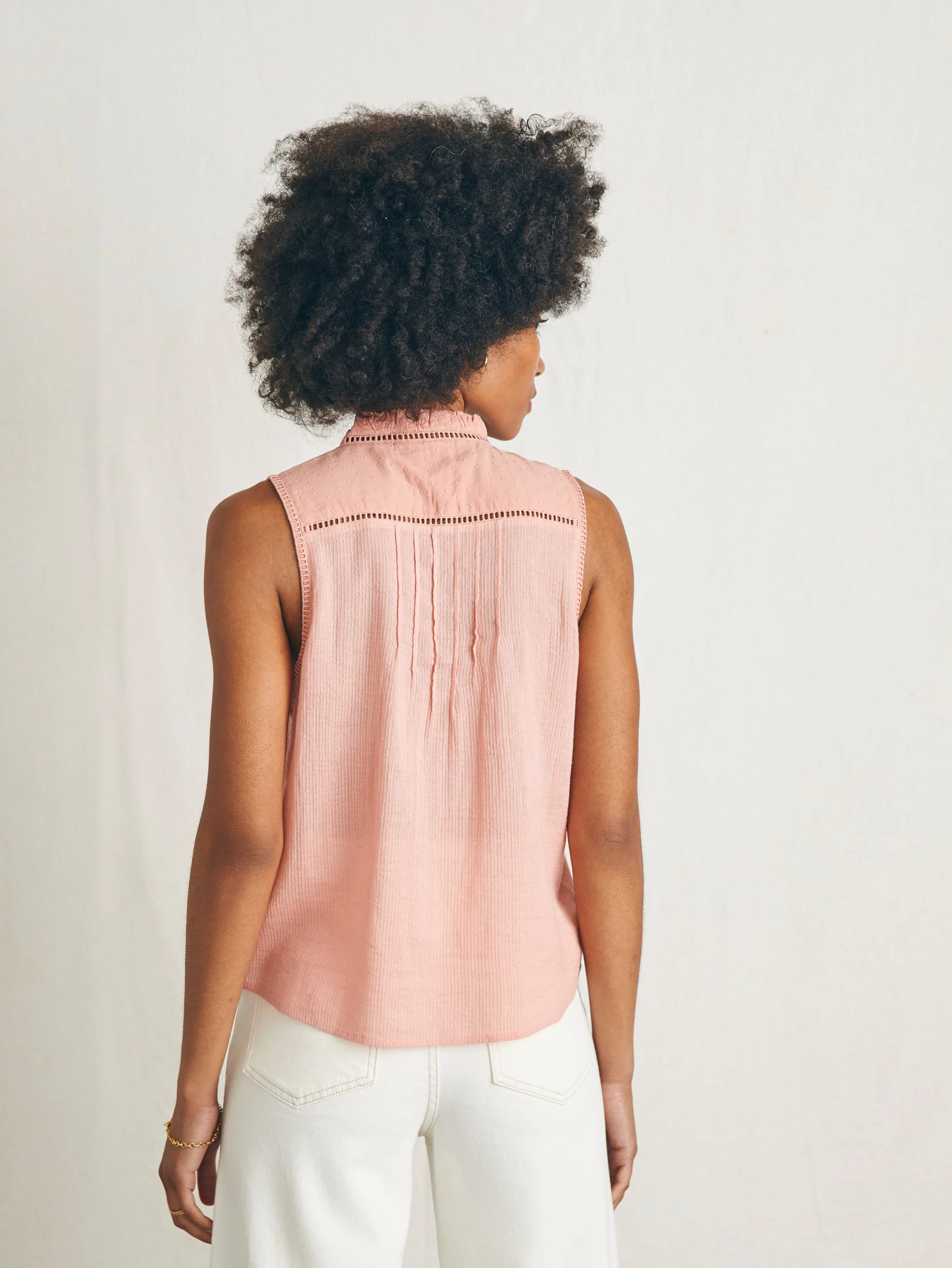 Willa Sleeveless Top -*Faherty Brand Hot
