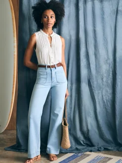 Willa Sleeveless Top -*Faherty Brand Outlet