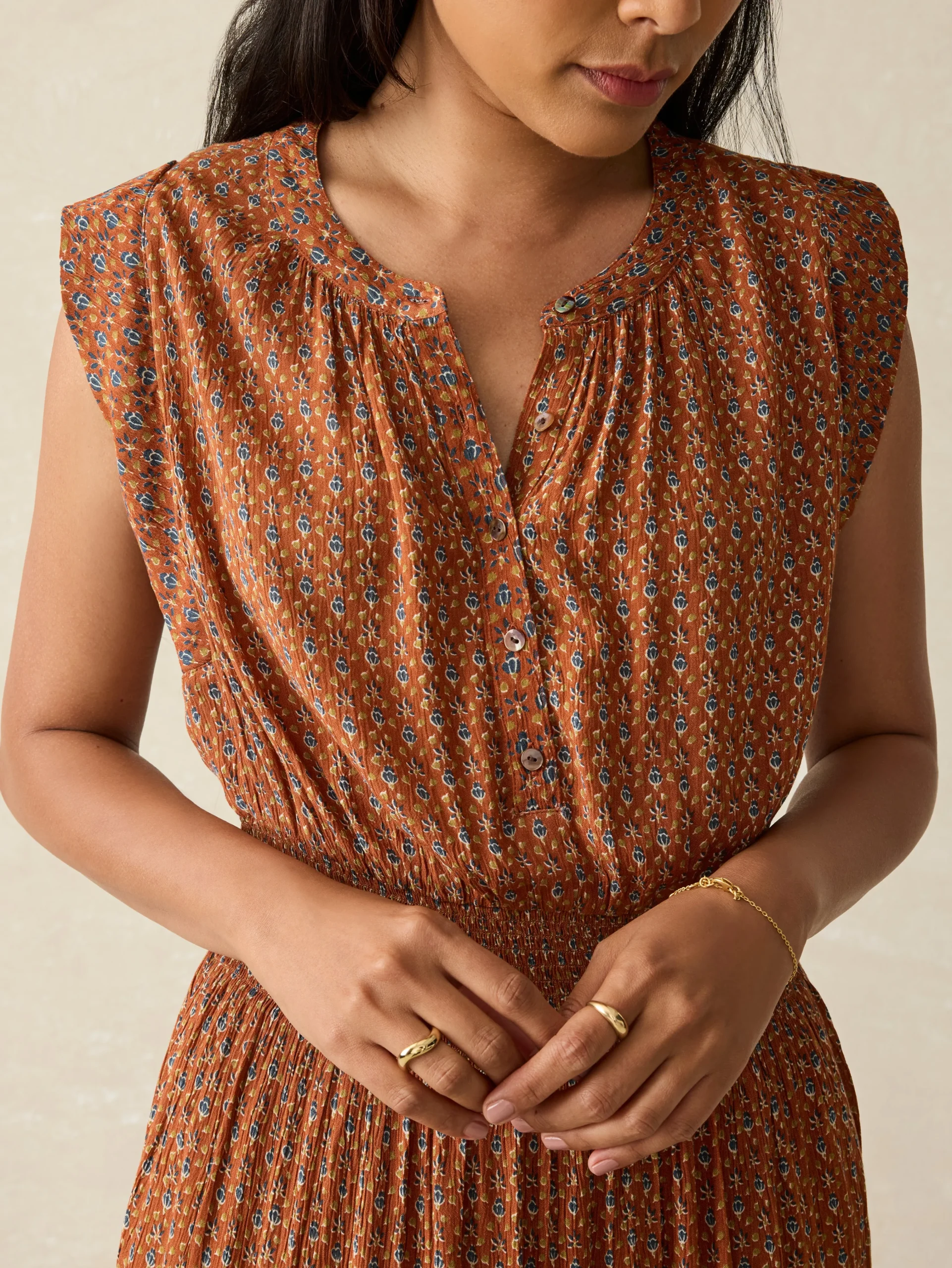 Woodstock Midi Dress -*Faherty Brand Sale